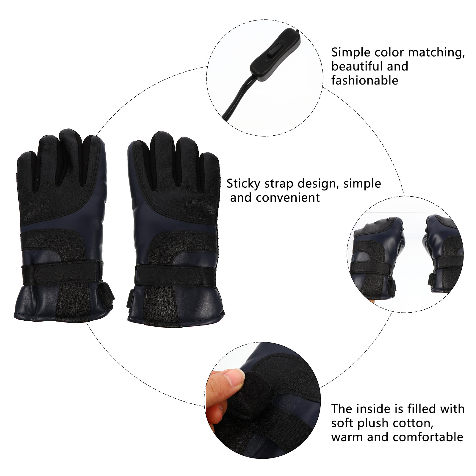 1Pair USB Electric Heated Glov - Winter Glove Insulated บทวิจารณ์และราคา