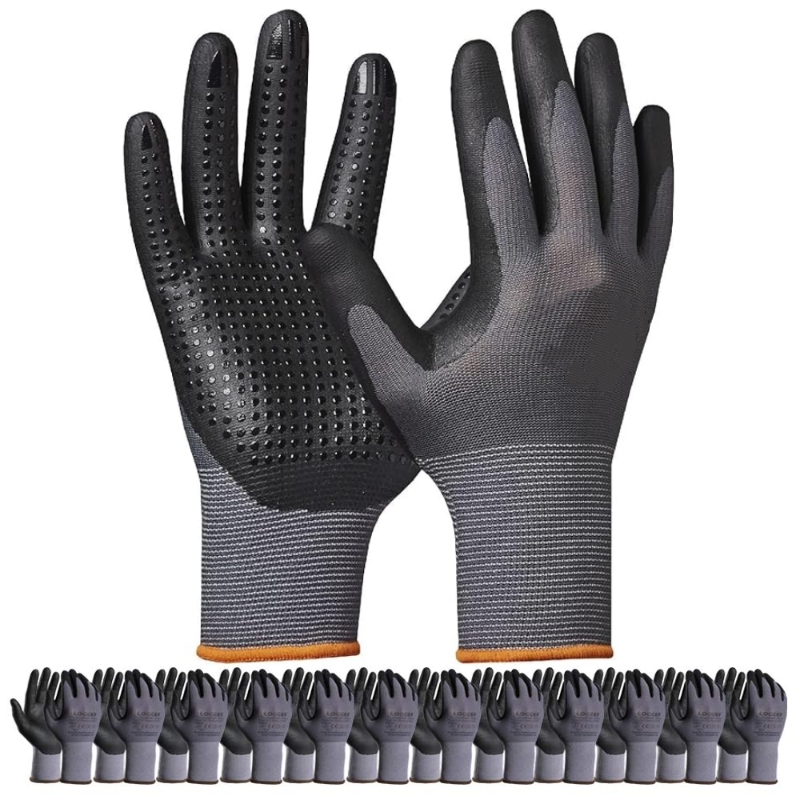 Micro-Foam Nitrile Coated Safe - Nitrile Mechanic Glove บทวิจารณ์และราคา