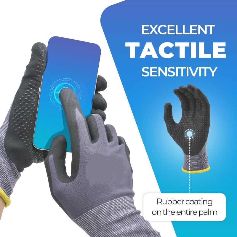 Micro-Foam Nitrile Coated Safe - Nitrile Mechanic Glove บทวิจารณ์และราคา