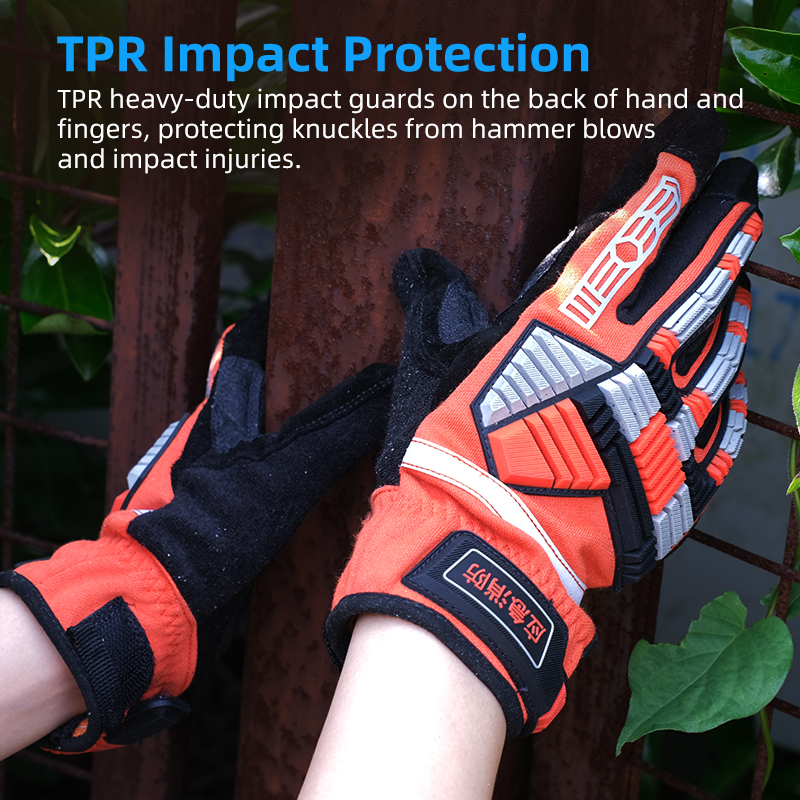 XYEHS 1 Pair TPR Impact Resist - Work Glove Impact บทวิจารณ์และราคา