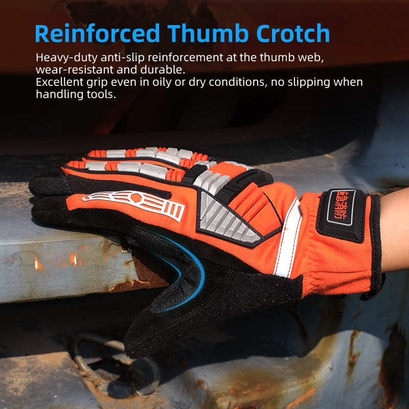 XYEHS 1 Pair TPR Impact Resist - Work Glove Impact บทวิจารณ์และราคา