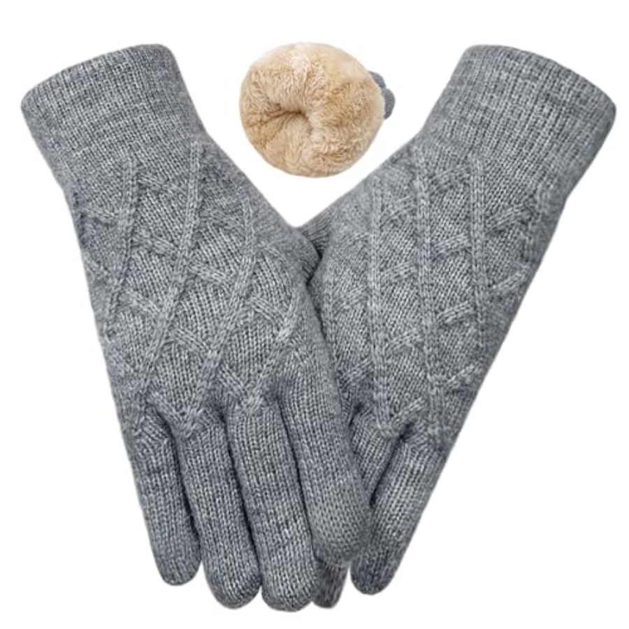 Winter Wool Gloves for Women M - Wool Glove Lined บทวิจารณ์และราคา