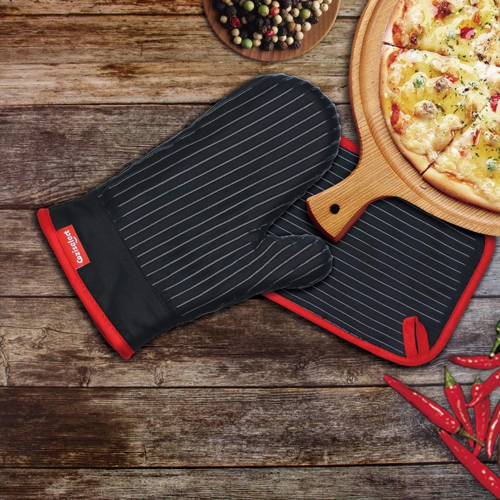 Heat Resistant Oven Mitts and  - Heat Resistant Glove บทวิจารณ์และราคา