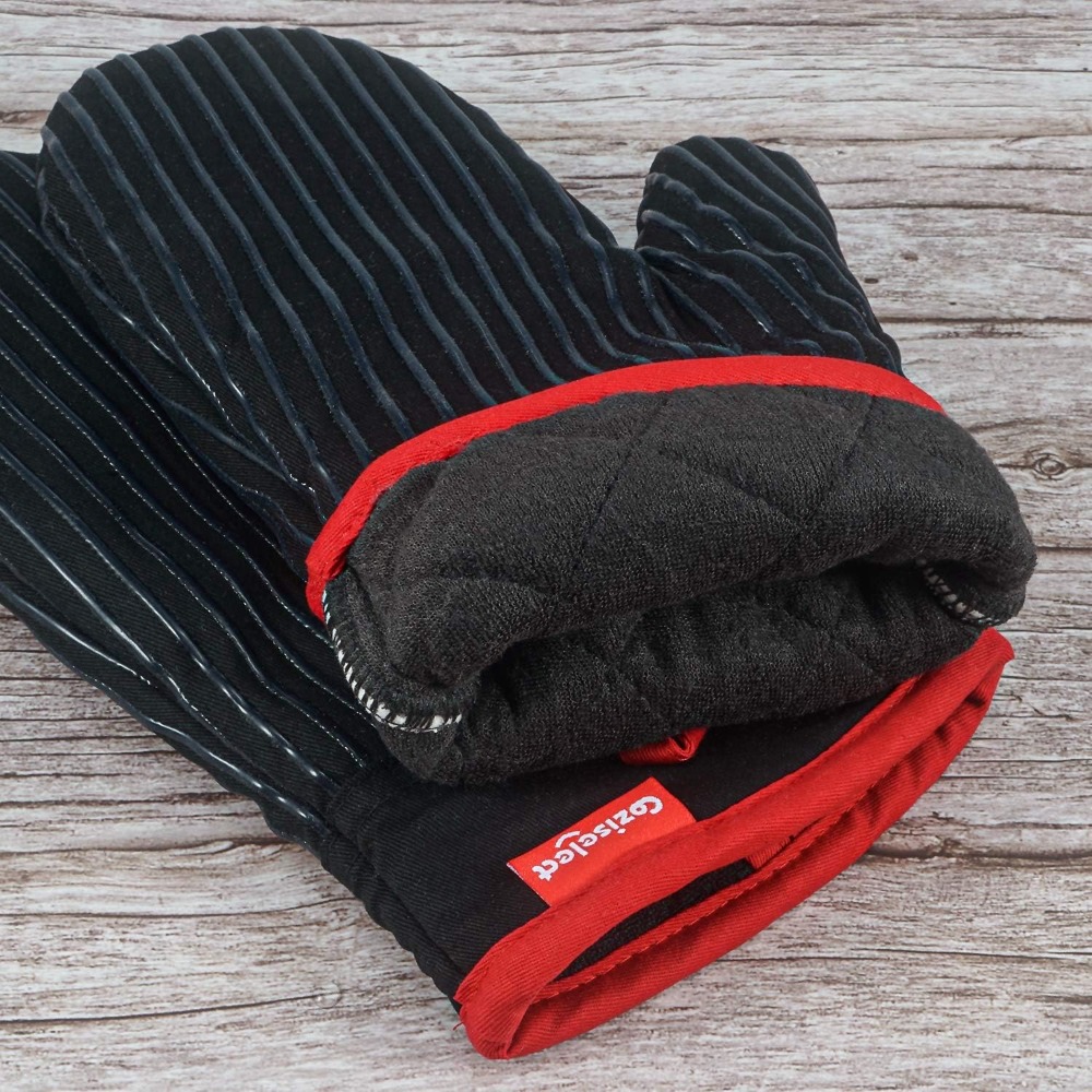 Heat Resistant Oven Mitts and  - Heat Resistant Glove บทวิจารณ์และราคา