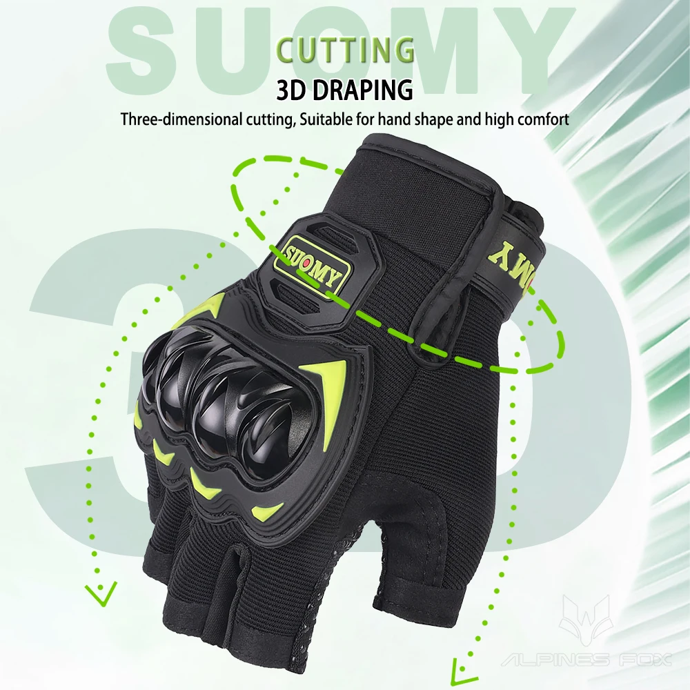 SUOMY Summer Motorcycle Gloves - Cycling Glove Padded บทวิจารณ์และราคา
