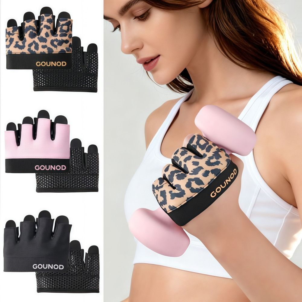 Half Finger Cycling Gloves Bre - Workout Glove Gym บทวิจารณ์และราคา